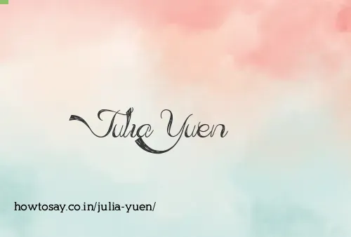 Julia Yuen