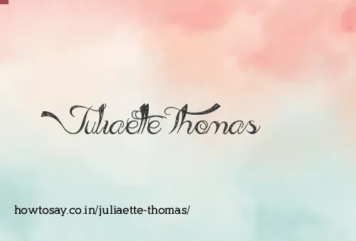 Juliaette Thomas