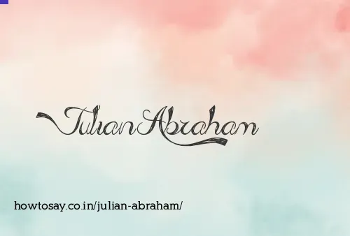 Julian Abraham