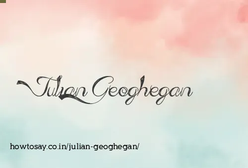 Julian Geoghegan
