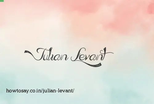Julian Levant