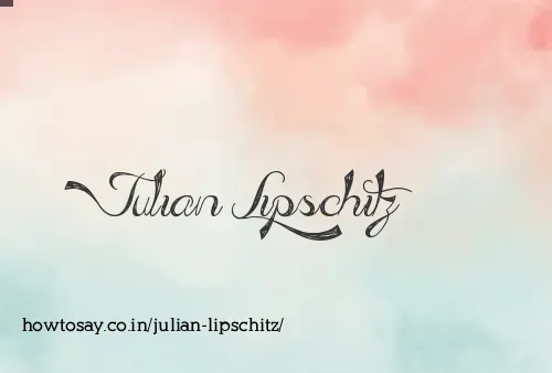 Julian Lipschitz