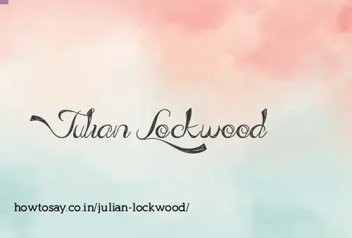 Julian Lockwood