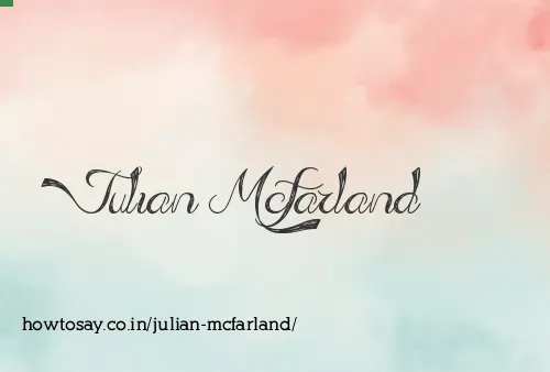 Julian Mcfarland