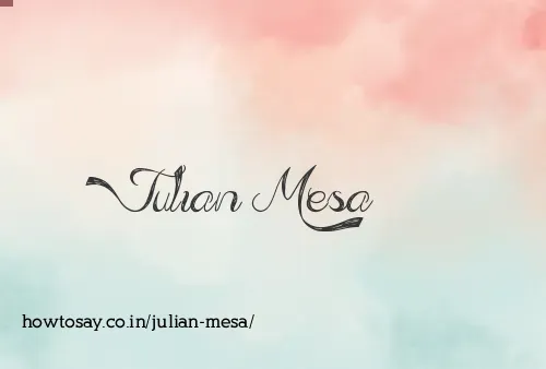 Julian Mesa