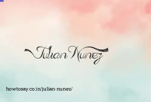 Julian Nunez