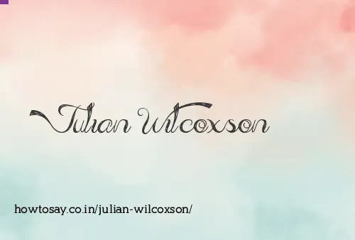 Julian Wilcoxson