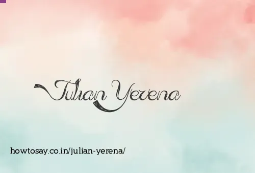 Julian Yerena
