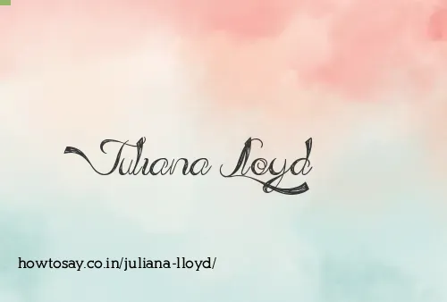Juliana Lloyd