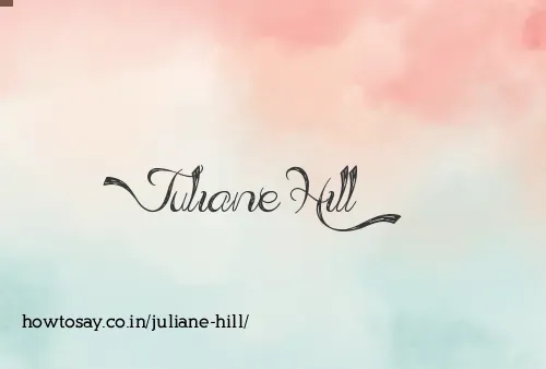 Juliane Hill