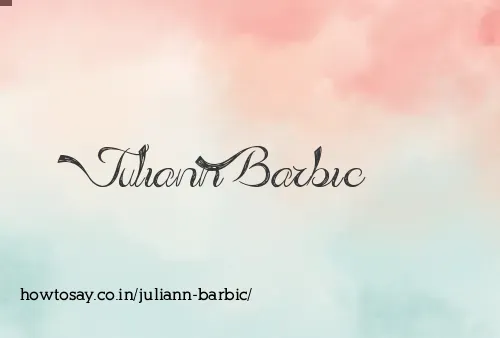 Juliann Barbic