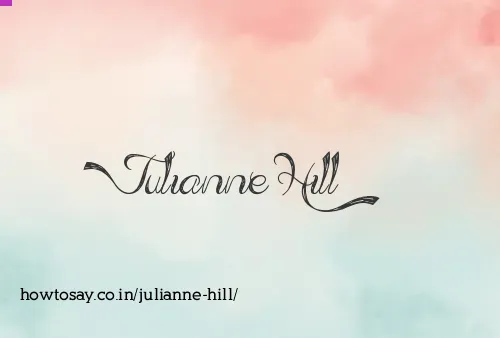 Julianne Hill