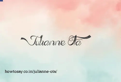 Julianne Ota