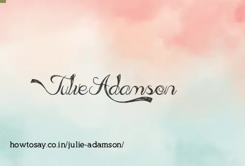 Julie Adamson