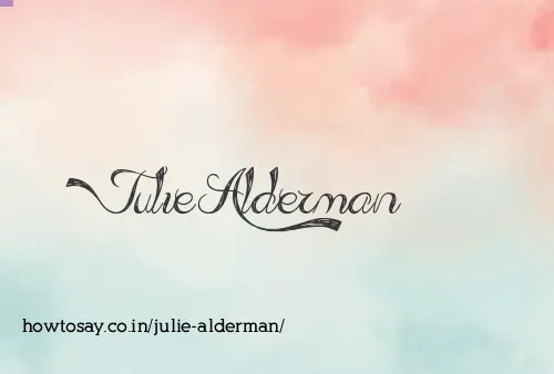 Julie Alderman
