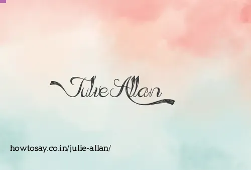 Julie Allan