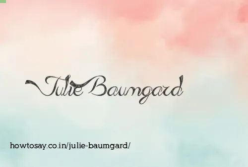 Julie Baumgard