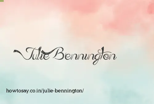Julie Bennington