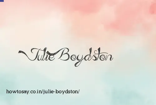 Julie Boydston
