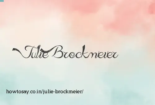 Julie Brockmeier