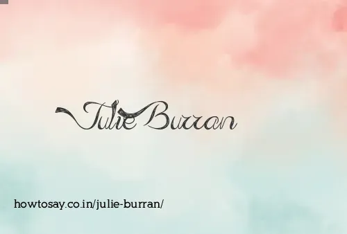 Julie Burran