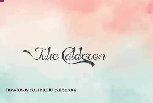 Julie Calderon