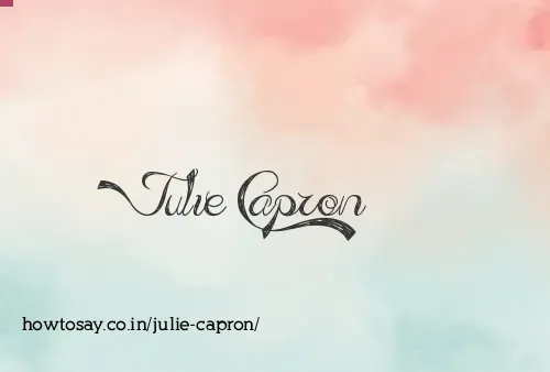 Julie Capron