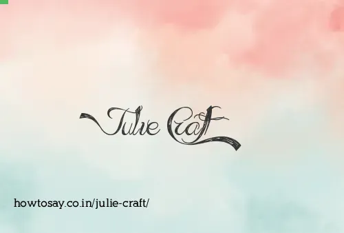 Julie Craft