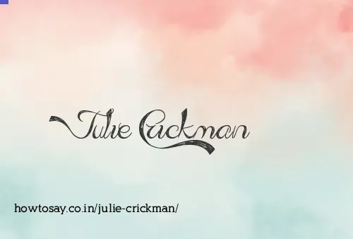 Julie Crickman