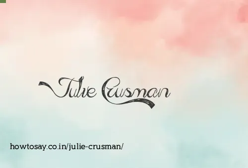 Julie Crusman