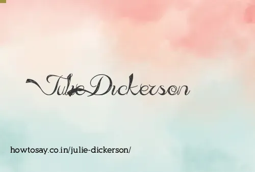 Julie Dickerson