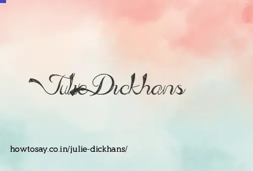 Julie Dickhans