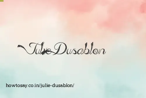Julie Dusablon