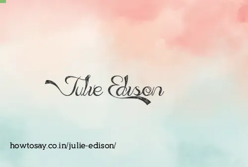 Julie Edison