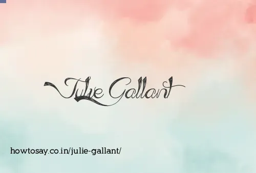 Julie Gallant