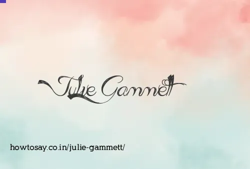 Julie Gammett