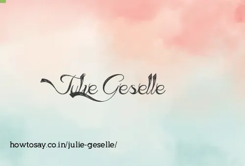 Julie Geselle