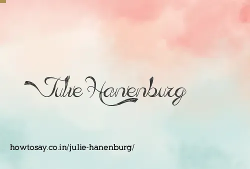 Julie Hanenburg