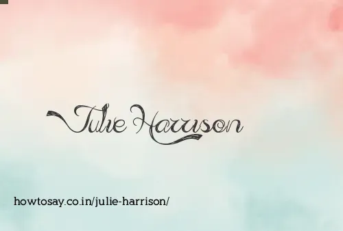 Julie Harrison