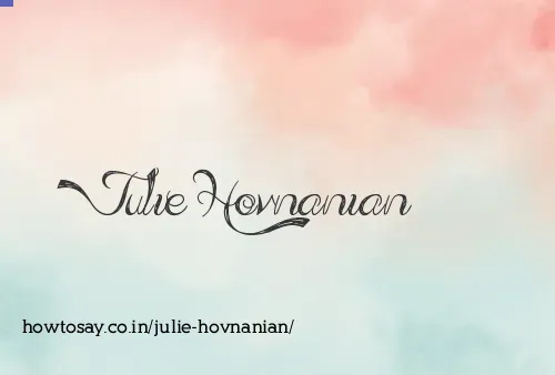 Julie Hovnanian