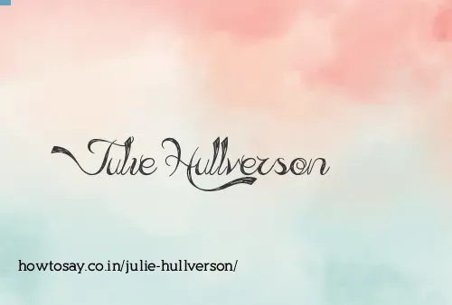 Julie Hullverson