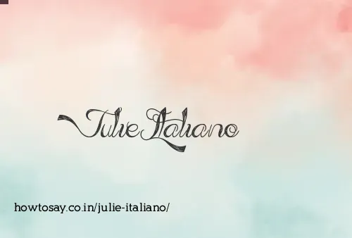 Julie Italiano