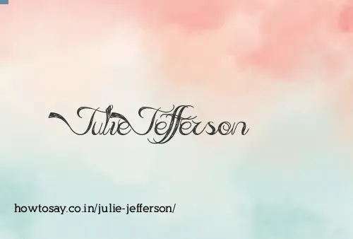 Julie Jefferson