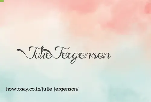 Julie Jergenson