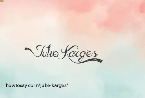 Julie Karges