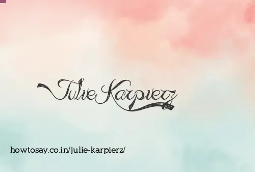 Julie Karpierz