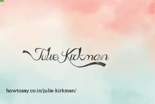 Julie Kirkman
