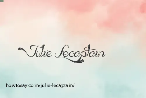 Julie Lecaptain