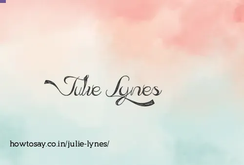 Julie Lynes