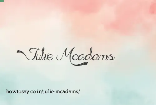 Julie Mcadams